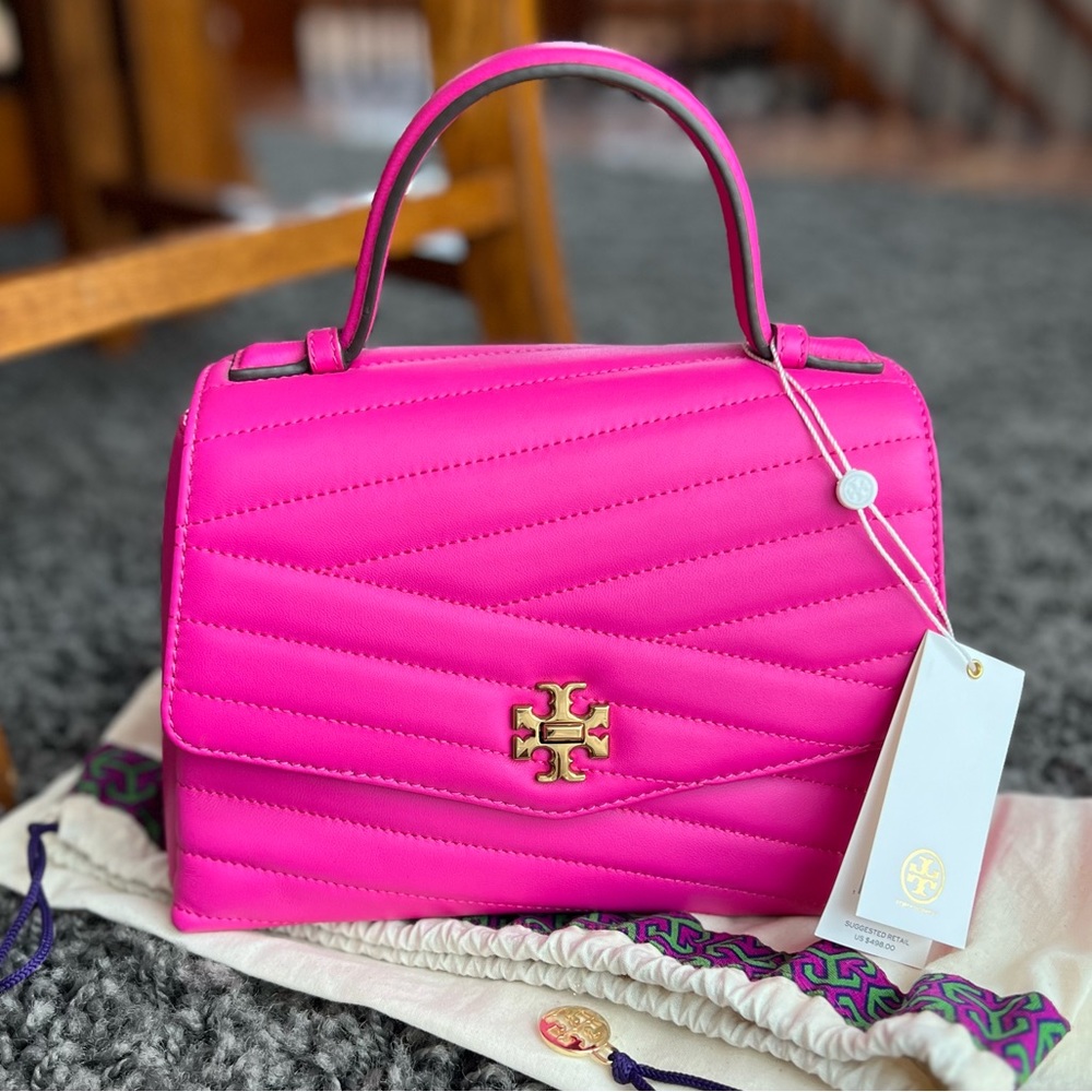 Tory Burch Kira Chevron Top Handle Satchel